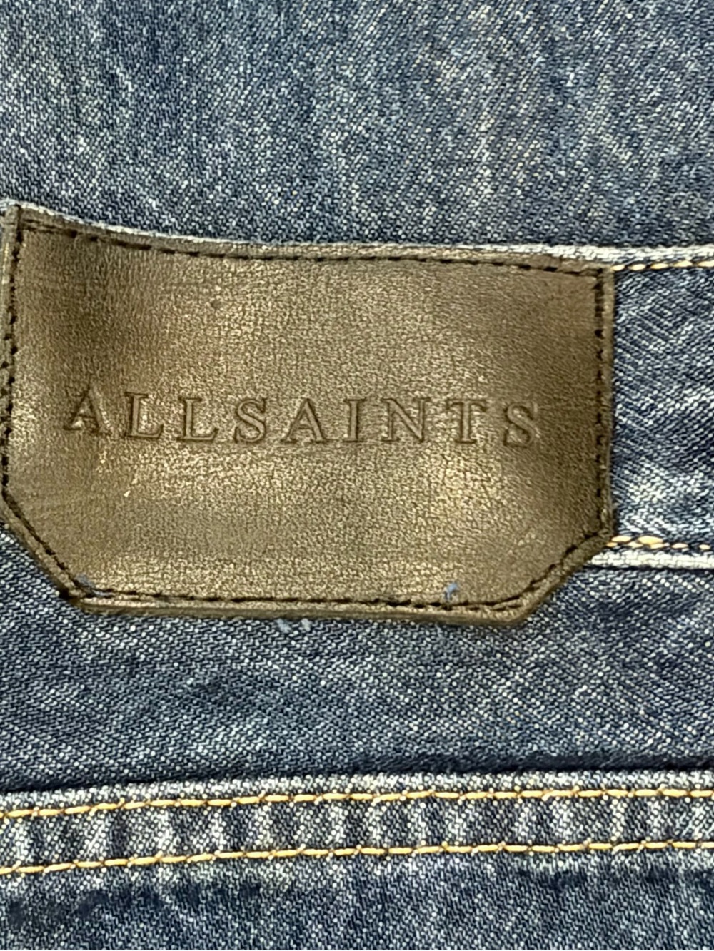 ALL SAINTS Mathilde Relaxed Bootcut Dark Wash Jeans Size 26 - Picture 8 of 12